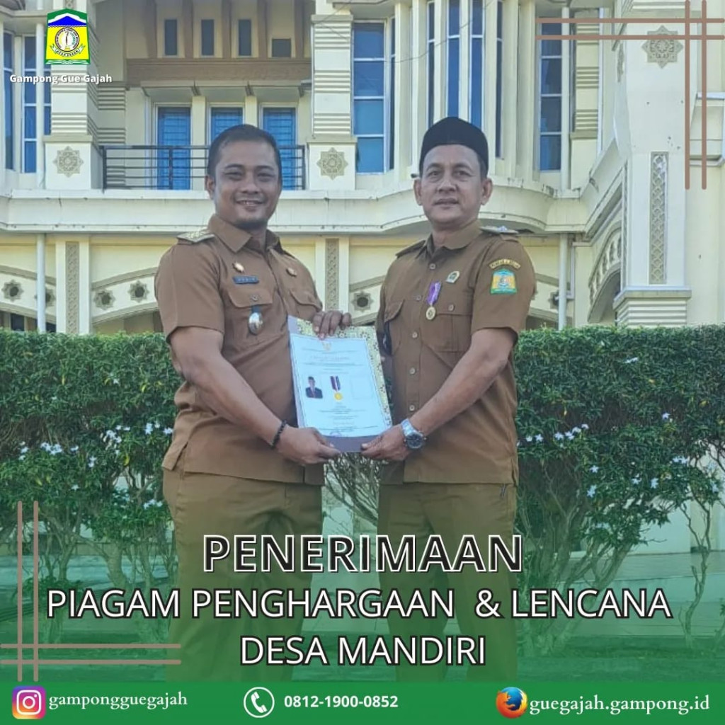 PENYERAHAN LENCANA GAMPONG MANDIRI